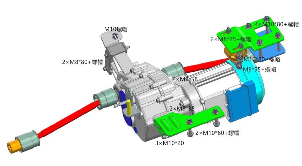 Motor for BAJAJ