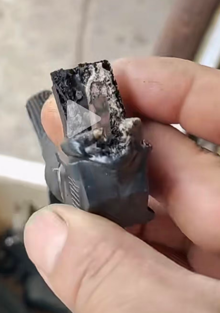 damaged cable