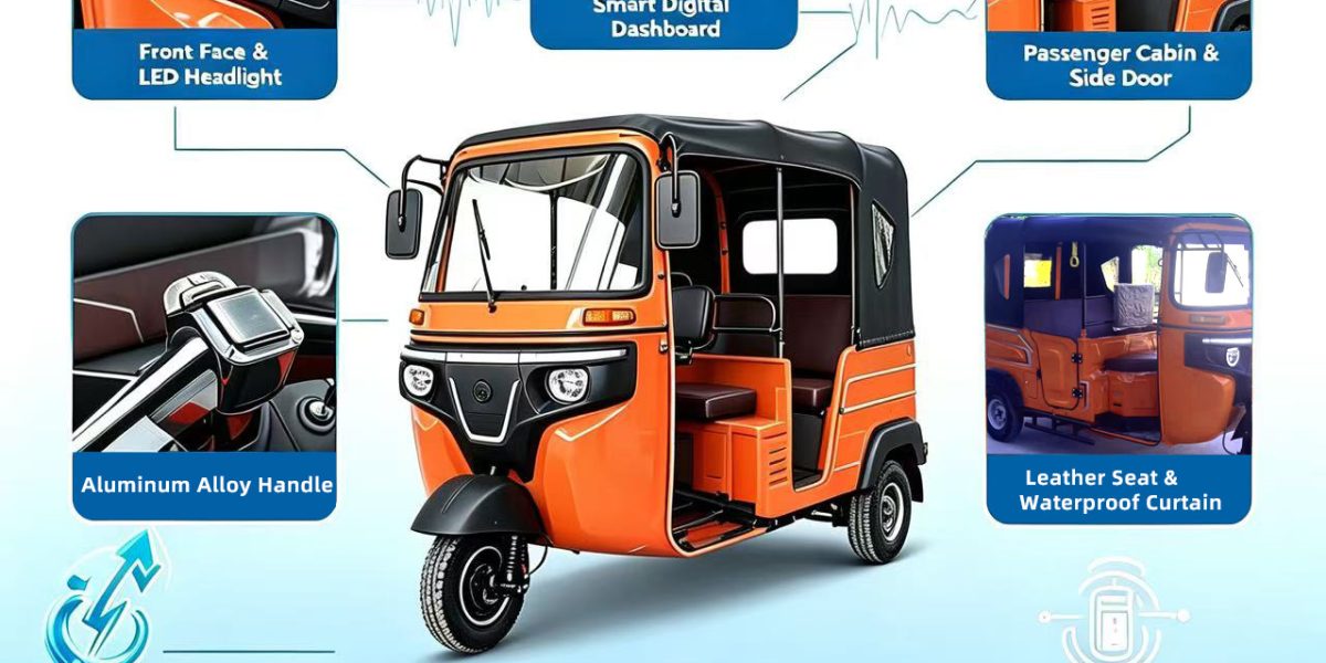 final new energy electric tuktuk